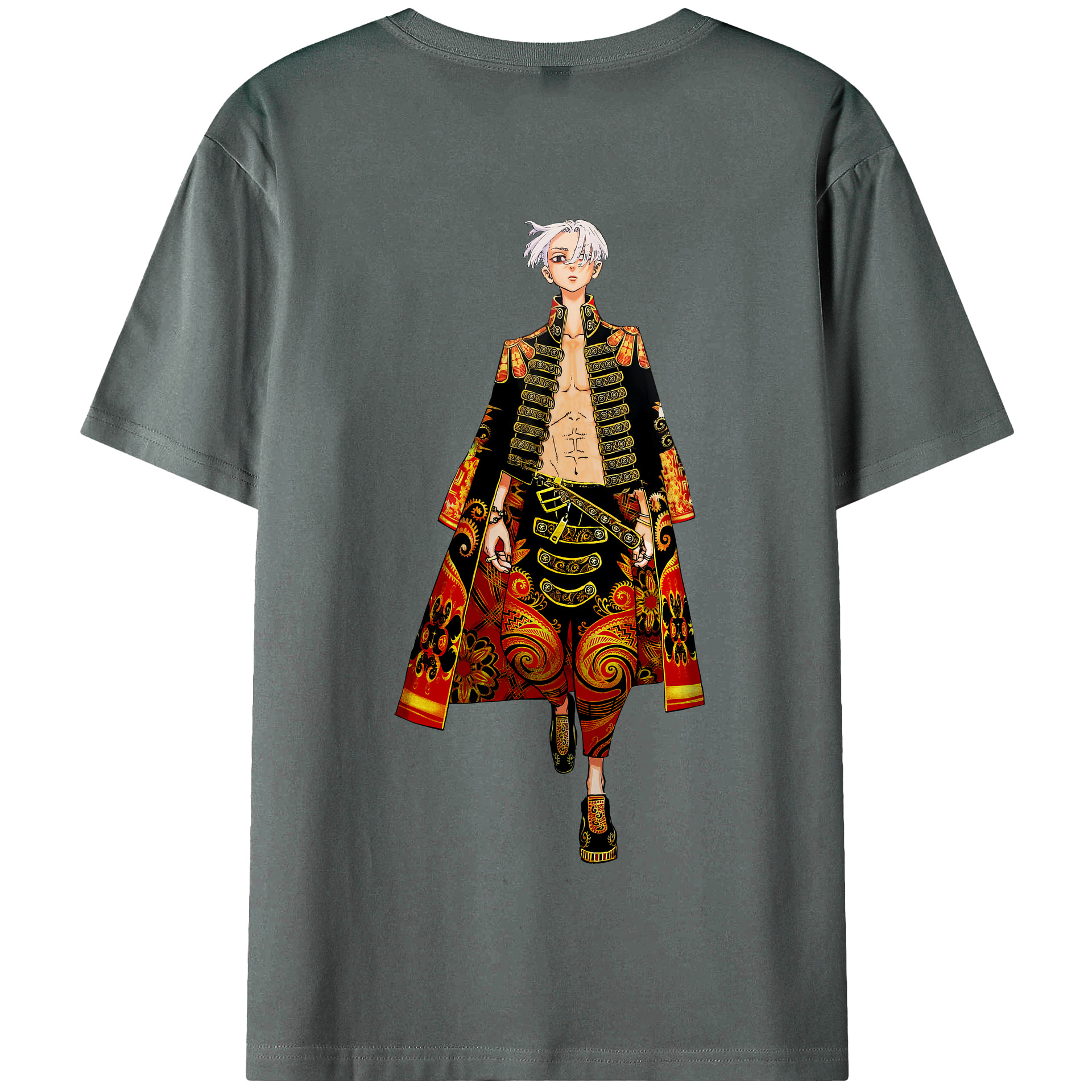 （画像用） 東京リベンジャーズ Tokyo Revengers 綿100％半袖Tシャツ（背面プリント）